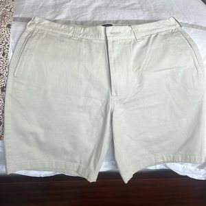 J.Crew beige Flat Front shorts